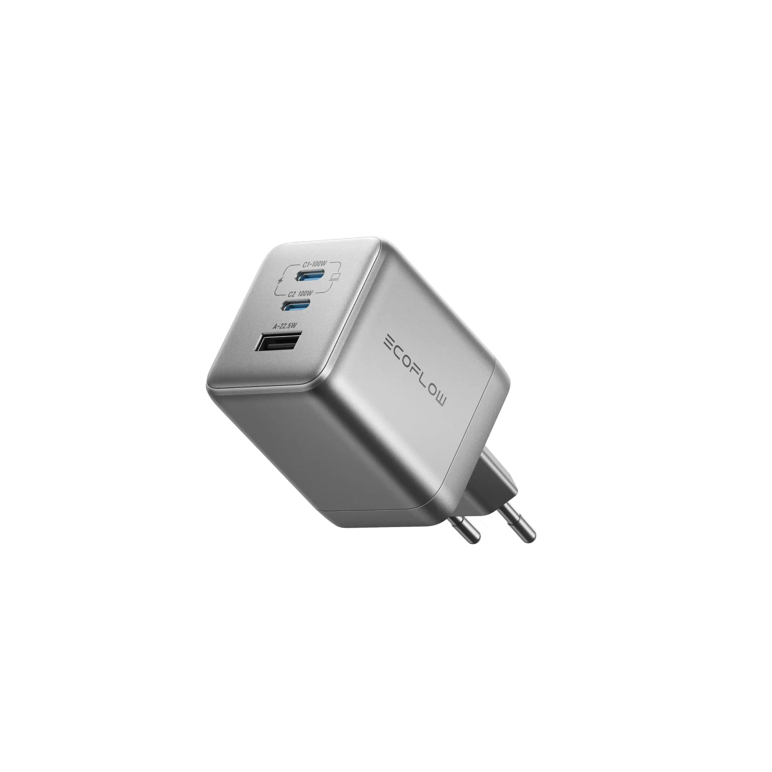 Carregador EcoFlow RAPID Pro (100W, 3 Portas, GaN)