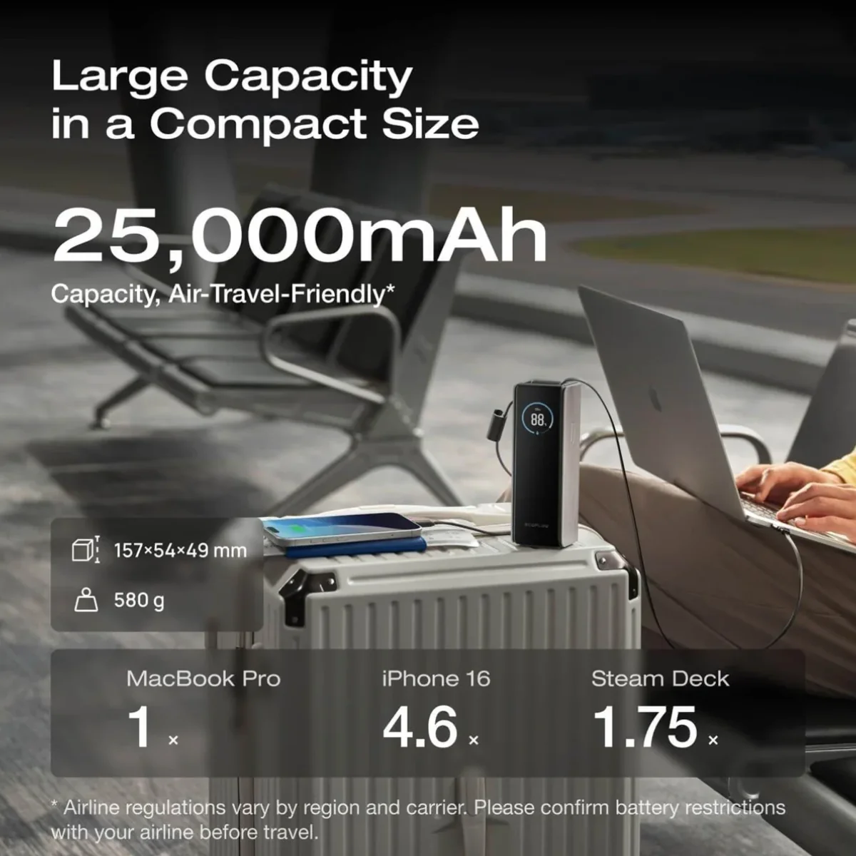 PowerBank EcoFlow Rapid c/Cabos 25000mAh 170W - Image 5